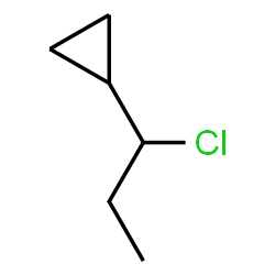ChemSpider 2D Image | (1-Chloropropyl)cyclopropane | C6H11Cl