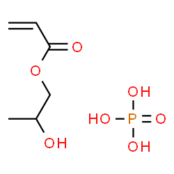 ChemSpider 2D Image | 2-Hydroxypropyl acrylate - phosphoric acid (1:1) | C6H13O7P