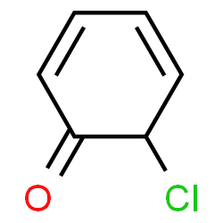 ChemSpider 2D Image | 6-Chloro-2,4-cyclohexadien-1-one | C6H5ClO