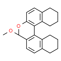 ChemSpider 2D Image | 2,2'-Dimethoxy-5,5',6,6',7,7',8,8'-octahydro-1,1'-binaphthalene | C22H26O2