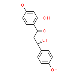 ChemSpider 2D Image | (3S)-1-(2,4-Dihydroxyphenyl)-3-hydroxy-3-(4-hydroxyphenyl)-1-propanone | C15H14O5