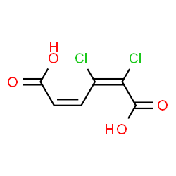 ChemSpider 2D Image | (2Z,4Z)-2,3-dichloromuconic acid | C6H4Cl2O4
