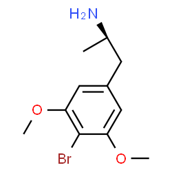 ChemSpider 2D Image | (2R)-1-(4-Bromo-3,5-dimethoxyphenyl)-2-propanamine | C11H16BrNO2