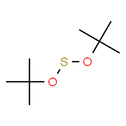 ChemSpider 2D Image | 2-Methyl-2-({[(2-methyl-2-propanyl)oxy]sulfanyl}oxy)propane | C8H18O2S