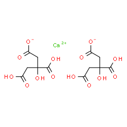 ChemSpider 2D Image | Monocalcium citrate | C12H14CaO14