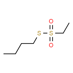 ChemSpider 2D Image | S-Butyl ethanesulfonothioate | C6H14O2S2