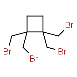 ChemSpider 2D Image | 1,1,2,2-Tetrakis(bromomethyl)cyclobutane | C8H12Br4