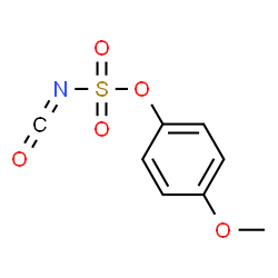 ChemSpider 2D Image | 4-Methoxyphenyl sulfurisocyanatidate | C8H7NO5S