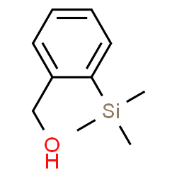 ChemSpider 2D Image | [2-(Trimethylsilyl)phenyl]methanol | C10H16OSi