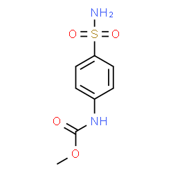 ChemSpider 2D Image | Methyl (4-sulfamoylphenyl)carbamate | C8H10N2O4S