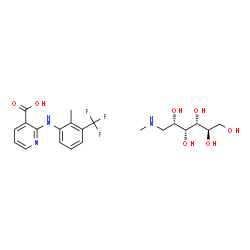 ChemSpider 2D Image | Banamine | C21H28F3N3O7