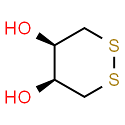 ChemSpider 2D Image | cis-1,2-dithiane-4,5-diol | C4H8O2S2
