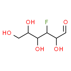 ChemSpider 2D Image | 3-Deoxy-3-fluorohexose | C6H11FO5