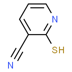 ChemSpider 2D Image | 3-Cyanopyridine-2-thiol | C6H4N2S