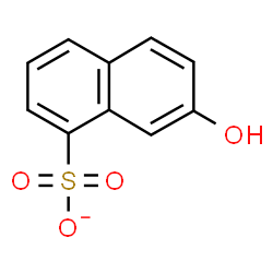 ChemSpider 2D Image | 7-Hydroxy-1-naphthalenesulfonate | C10H7O4S