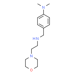 ChemSpider 2D Image | N,N-Dimethyl-4-({[2-(4-morpholinyl)ethyl]amino}methyl)aniline | C15H25N3O