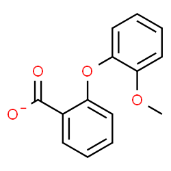 ChemSpider 2D Image | 2-(2-Methoxyphenoxy)benzoate | C14H11O4