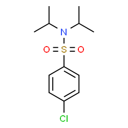 ChemSpider 2D Image | 4-Chloro-N,N-diisopropylbenzenesulfonamide | C12H18ClNO2S