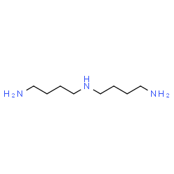 ChemSpider 2D Image | sym-homospermidine | C8H21N3