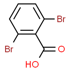 ChemSpider 2D Image | 2,6-dibromobenzoic acid | C7H4Br2O2