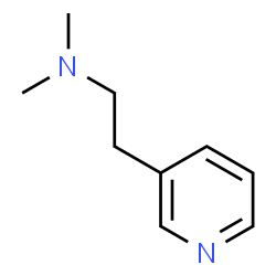 ChemSpider 2D Image | N,N-Dimethyl-3-pyridineethanamine | C9H14N2