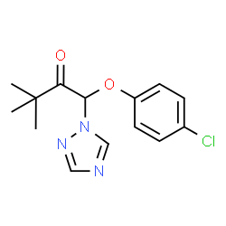 ChemSpider 2D Image | Triadimefon | C14H16ClN3O2