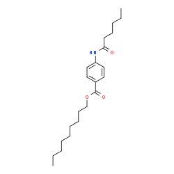 ChemSpider 2D Image | Nonyl 4-(hexanoylamino)benzoate | C22H35NO3