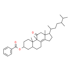 ChemSpider 2D Image | 9-Methyl-11-oxoergost-8(14)-en-3-yl benzoate | C36H52O3