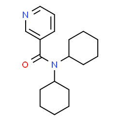 ChemSpider 2D Image | N,N-Dicyclohexylnicotinamide | C18H26N2O
