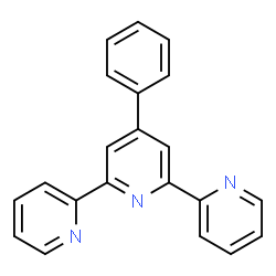 ChemSpider 2D Image | 4'-Phenyl-2,2':6',2''-terpyridine | C21H15N3