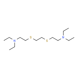 ChemSpider 2D Image | 2,2â€²-[1,2-Ethanediylbis(thio)]bis[N,N-diethylethanamine] | C14H32N2S2