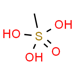 ChemSpider 2D Image | [Trihydroxy(oxido)-lambda~6~-sulfanyl]methane | CH6O4S