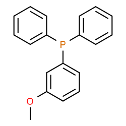 ChemSpider 2D Image | (3-Methoxyphenyl)(diphenyl)phosphine | C19H17OP