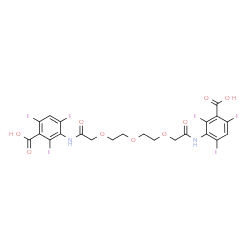 ChemSpider 2D Image | iotroxic acid | C22H18I6N2O9