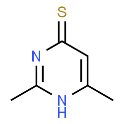 ChemSpider 2D Image | 2,6-dimethylpyrimidine-4-thiol | C6H8N2S