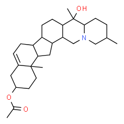 ChemSpider 2D Image | 20-Hydroxycev-5-en-3-yl acetate | C29H45NO3