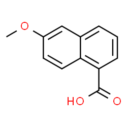 ChemSpider 2D Image | 6-Methoxy-1-naphthoic acid | C12H10O3