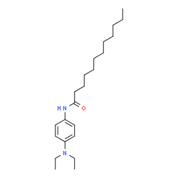 ChemSpider 2D Image | N-[4-(Diethylamino)phenyl]dodecanamide | C22H38N2O