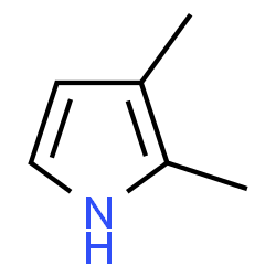 ChemSpider 2D Image | 2,3-Dimethyl-1H-pyrrole | C6H9N