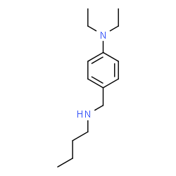 ChemSpider 2D Image | 4-[(Butylamino)methyl]-N,N-diethylaniline | C15H26N2