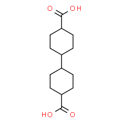 ChemSpider 2D Image | 1,1'-Bi(cyclohexyl)-4,4'-dicarboxylic acid | C14H22O4