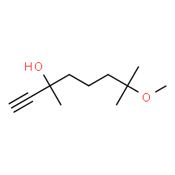 ChemSpider 2D Image | 7-Methoxy-3,7-dimethyl-1-octyn-3-ol | C11H20O2