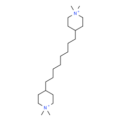 ChemSpider 2D Image | 4,4'-(1,8-Octanediyl)bis(1,1-dimethylpiperidinium) | C22H46N2