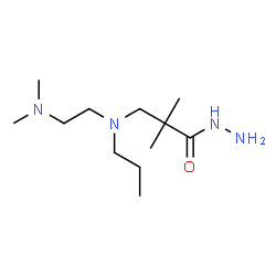 ChemSpider 2D Image | 3-{[2-(Dimethylamino)ethyl](propyl)amino}-2,2-dimethylpropanehydrazide | C12H28N4O