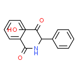 ChemSpider 2D Image | Benzoylamino-phenyl-acetic acid | C15H13NO3