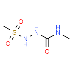ChemSpider 2D Image | N-Methyl-2-(methylsulfonyl)hydrazinecarboxamide | C3H9N3O3S