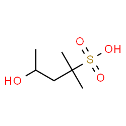 ChemSpider 2D Image | 4-Hydroxy-2-methyl-2-pentanesulfonic acid | C6H14O4S