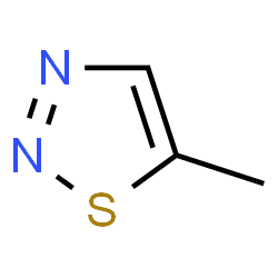 ChemSpider 2D Image | 5-Methyl-1,2,3-thiadiazole | C3H4N2S