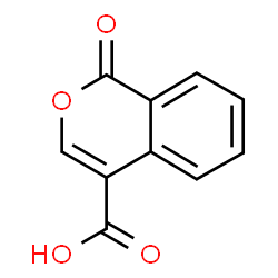 ChemSpider 2D Image | 1-Oxo-1H-isochromene-4-carboxylic acid | C10H6O4