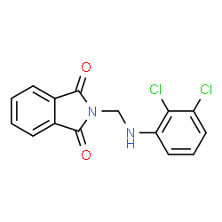 ChemSpider 2D Image | 2-{[(2,3-Dichlorophenyl)amino]methyl}-1H-isoindole-1,3(2H)-dione | C15H10Cl2N2O2